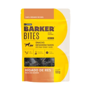 Barker Bites Hígado de Res, premio para perros y gatos