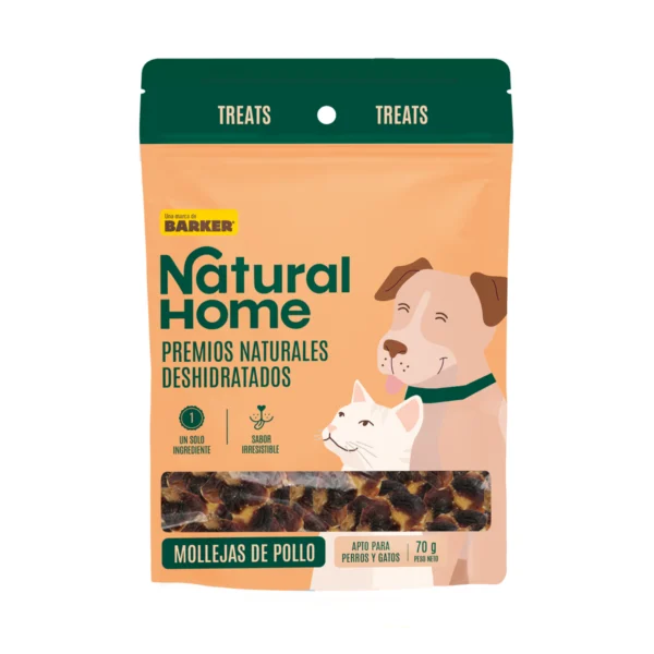 Natural Home Mollejas de Pollo, premio para perros y gatos