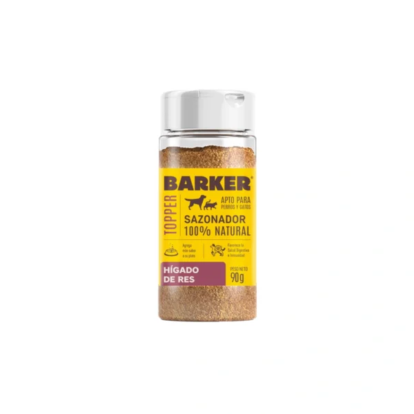 Barker Sazonador Hígado de Res, sazonador para perros y gatos