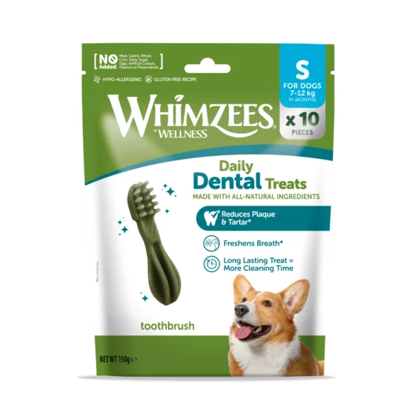Whimzees Aliento Fresco S, snack dental para perros