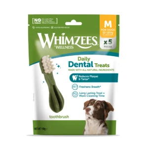 Whimzees Aliento Fresco M, snack dental para perros